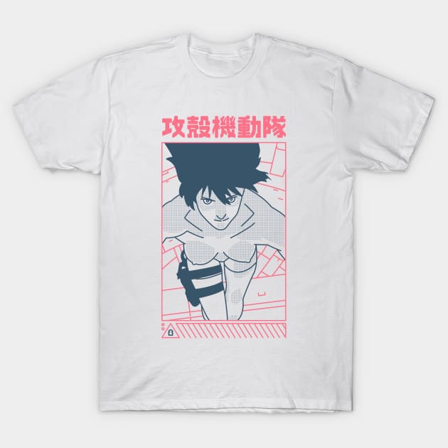 Kokaku Kidotai collab with Demonigote T-Shirt by RedOni Clothing